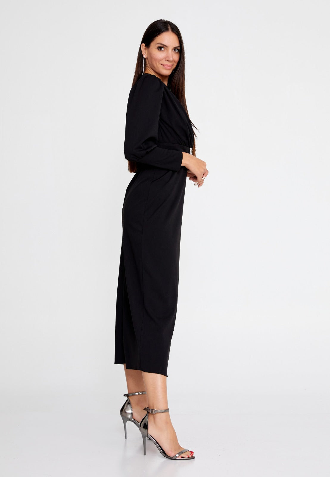 Black Midi Dress 4