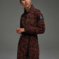 Brown Black Velvet Midi Dress