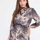 Beige Black Midi Dress 2