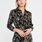 Black Ecru Satin Midi Dress 4