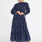 Blue Allium Maxi Dress 1