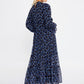Blue Allium Maxi Dress 3
