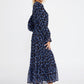 Blue Allium Maxi Dress 4