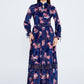 Blue Velvet Maxi Dress 1