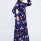 Blue Velvet Maxi Dress 4
