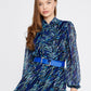 Blue Viola Midi Dress 2