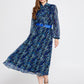 Blue Viola Midi Dress 3