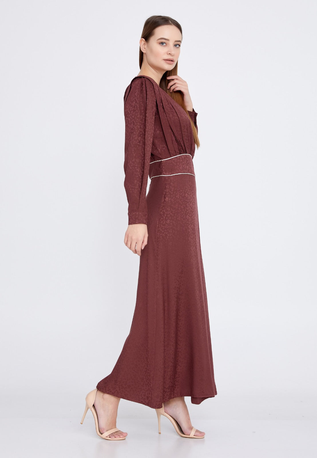 Bronze Maxi Dress 4