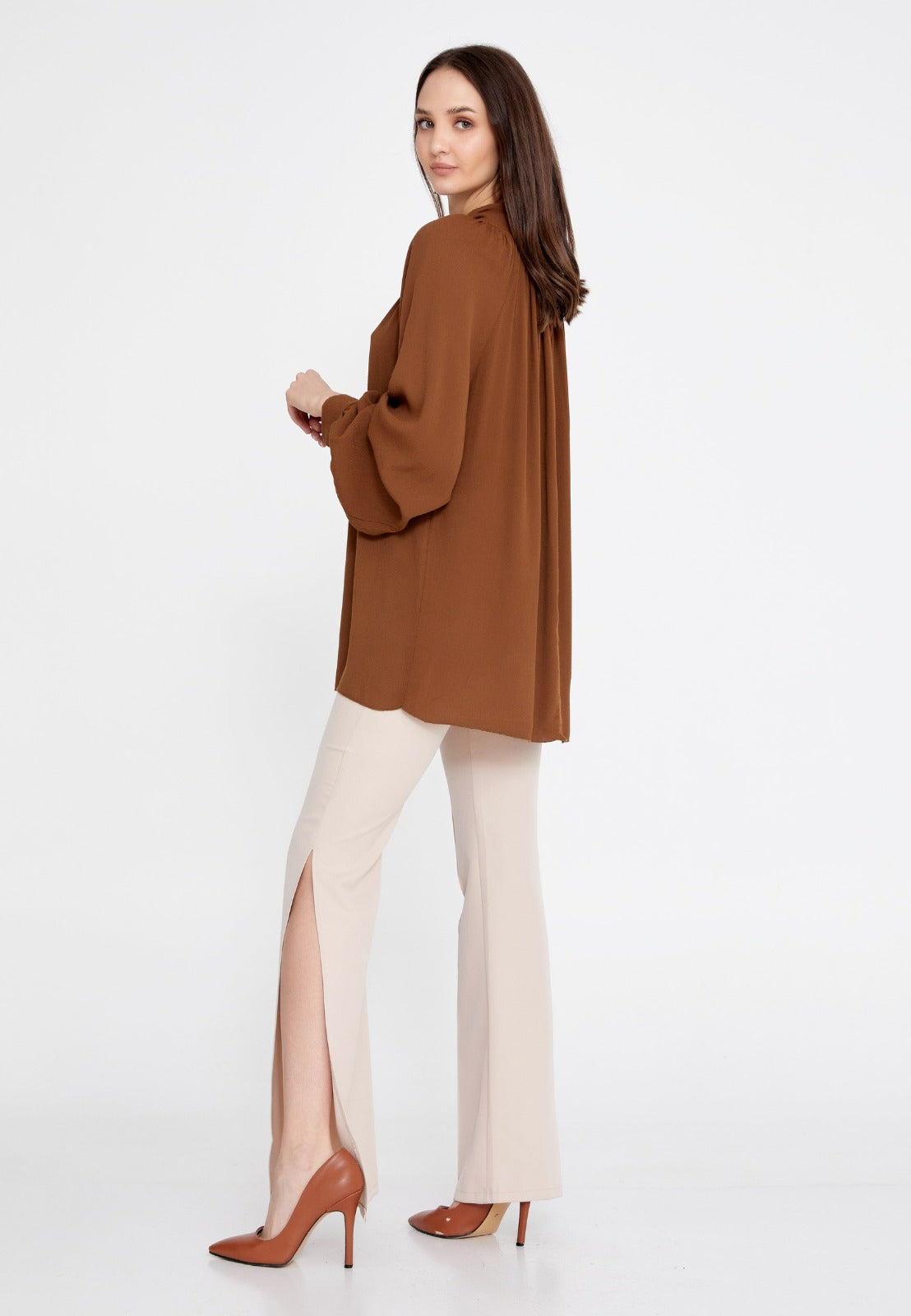 Brown Blouse 4