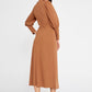 Brown Midi Dress 1
