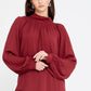 Burgundy Blouse 1