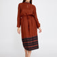Burnt Orange Midi Dress 2