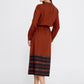 Burnt Orange Midi Dress 3