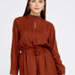Burnt Orange Midi Dress 4