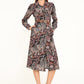 Floral Crepe Midi Dress 1