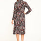 Floral Crepe Midi Dress 2