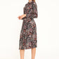 Floral Crepe Midi Dress 4