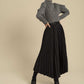 Gray Knitted Herringbone Belted Maxi Dress 3
