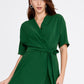 Green Crepe Midi Dress 1