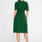 Green Crepe Midi Dress 4