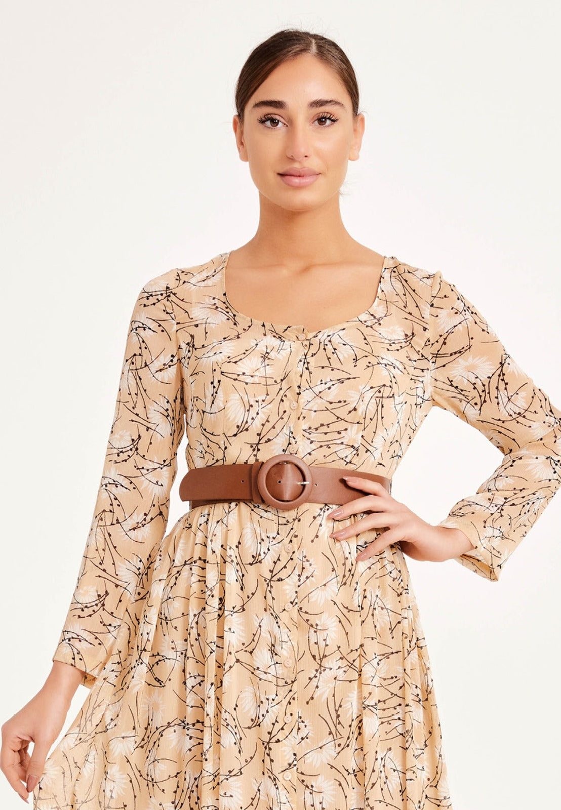 Beige Maxi Dress 2