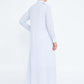 Light Blue Linen Maxi Dress 2
