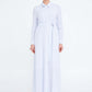 Light Blue Linen Maxi Dress 1
