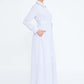 Light Blue Linen Maxi Dress 3