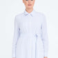 Light Blue Linen Maxi Dress 4