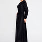 Obsidian Lycra Maxi Dress 1