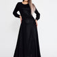 Obsidian Lycra Maxi Dress 2