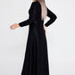 Obsidian Lycra Maxi Dress 3