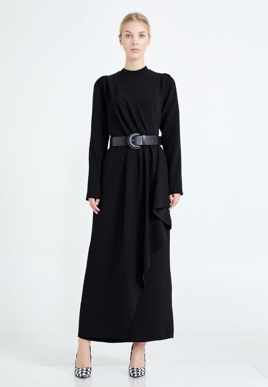 Onyx Column Maxi Dress 3