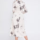 Plain Elegance Satin Midi Dress 3