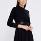 Raven Black Column Maxi Dress 1
