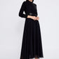 Raven Black Column Maxi Dress 2