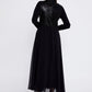Raven Black Column Maxi Dress 3