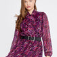 Red Fuchsia Midi Dress 1