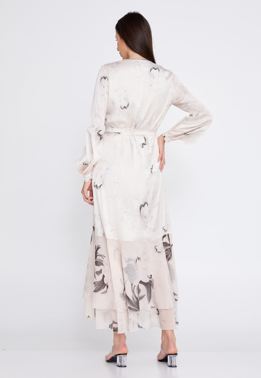 Subtle Elegance Satin Maxi Dress 3